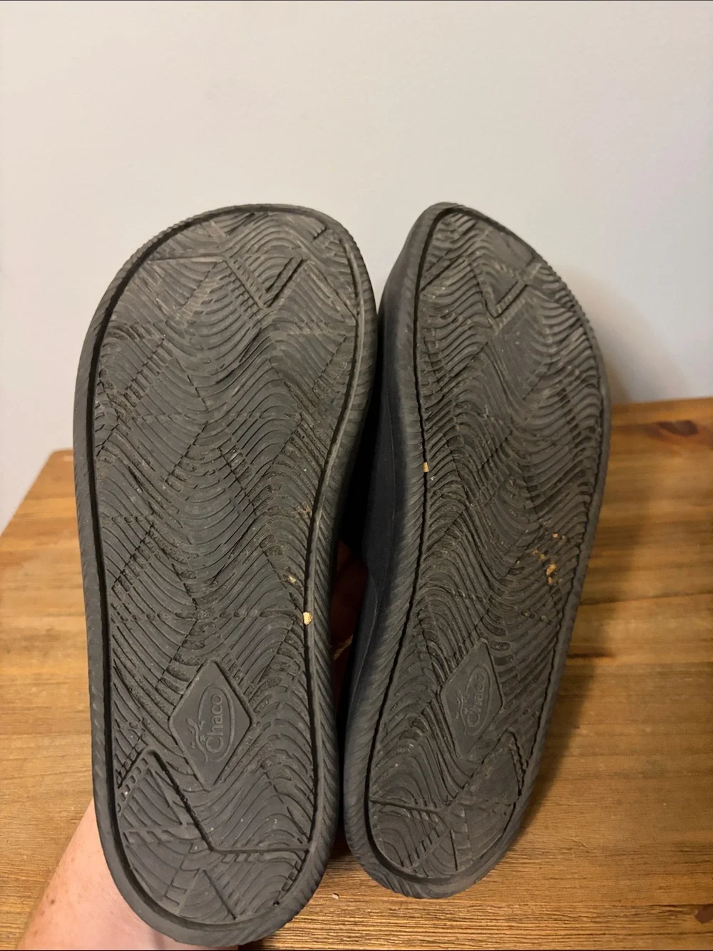 Black Slide Sandals with Adjustable Straps Kids Size 5